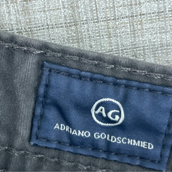 Ag Adriano Goldschmied Jeans Mens Size 38x32 The Graduate Charcoal 2595 - Picture 4 of 13
